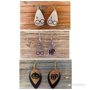 3 Pairs of Harry Potter Earrings